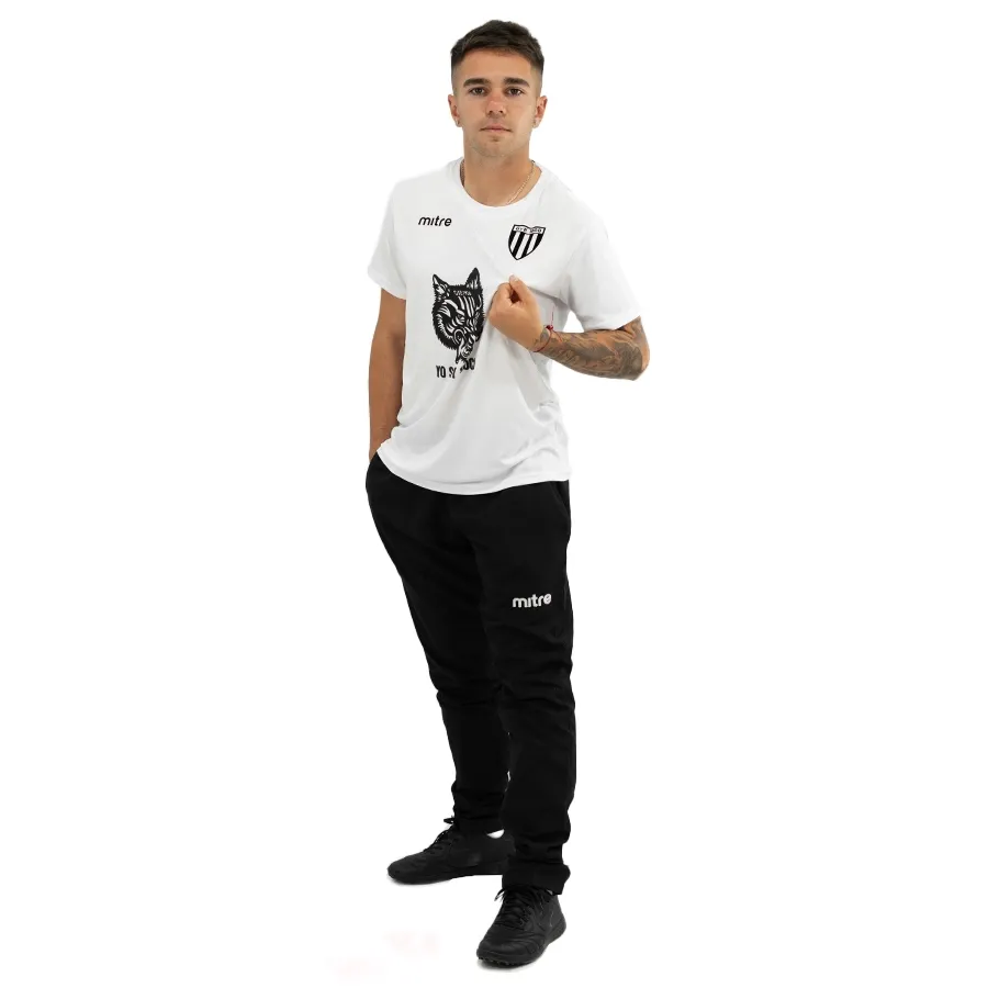 Imagen 1 de 5 de Remera Mitre Gimnasia y Esgrima Socios-BLANCO/NEGRO