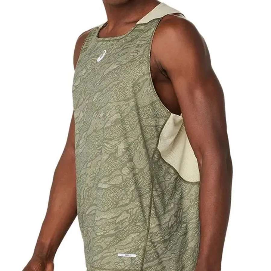 Imagen 2 de 5 de Musculosa Asics Fujitrail singlet-OLIVA