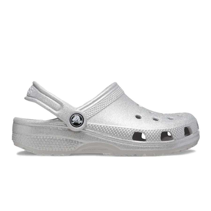 Imagen 0 de 4 de Ojotas Crocs Classic Glitter Clog-GRIS