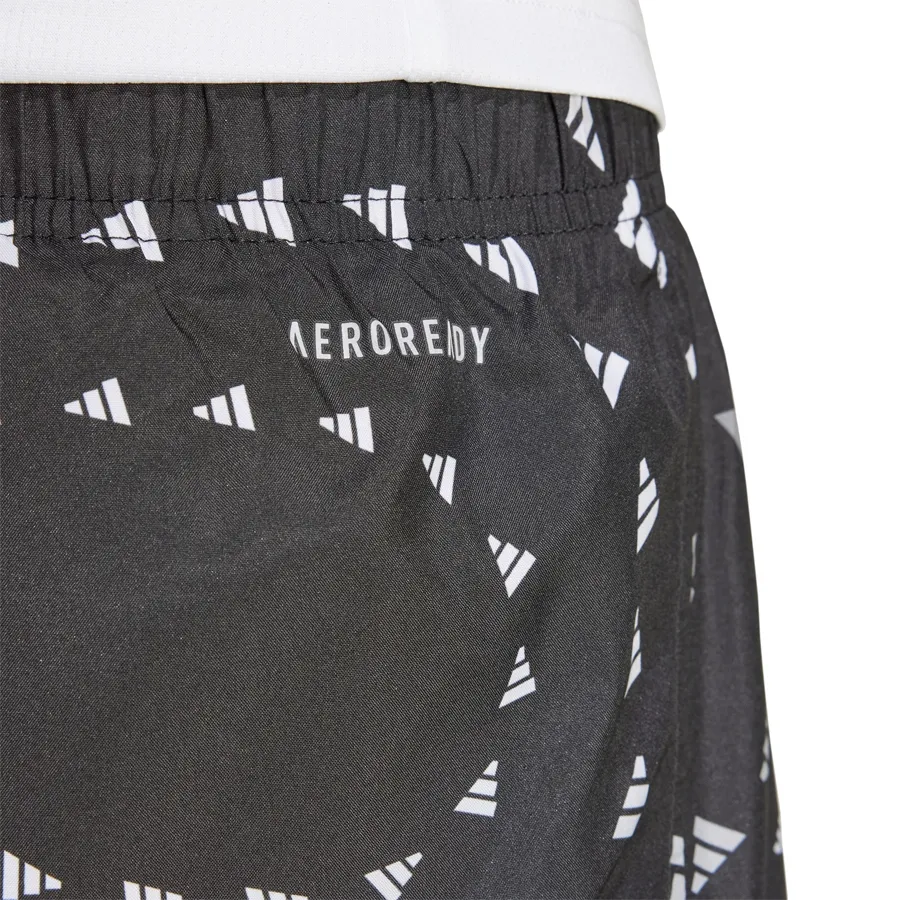 Imagen 3 de 5 de adidas Shorts  Run It Aeroready-NEGRO/BLANCO