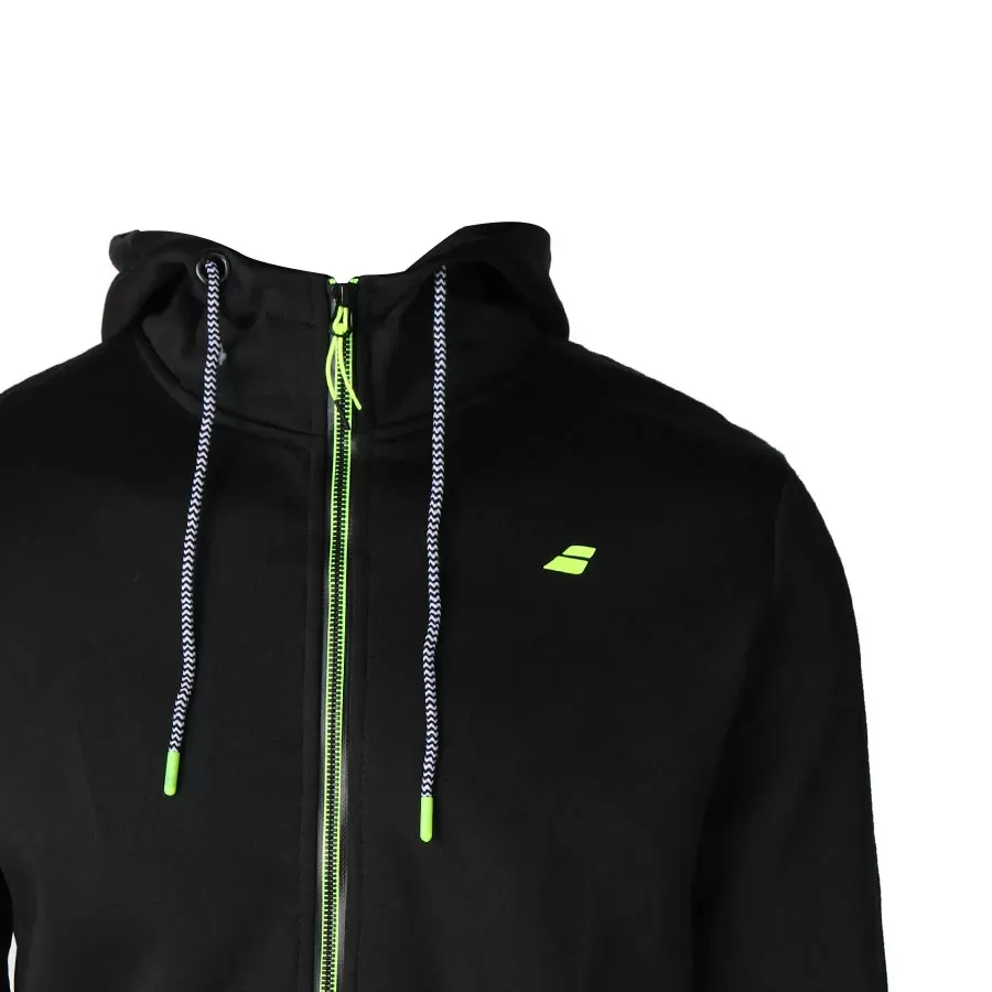 Imagen 1 de 2 de Campera Babolat Pure Flag M-NEGRO/AMARILLO