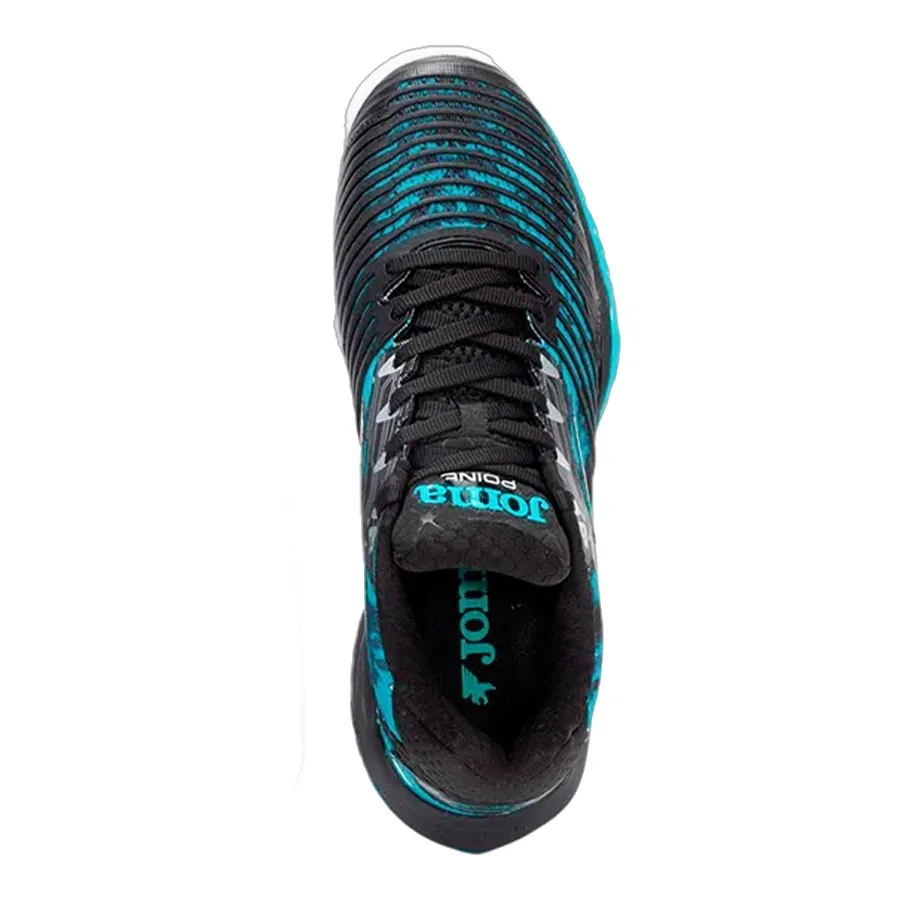 Imagen 3 de 5 de Zapatillas Joma Tenis Point-NEGRO/VERDE AGUA