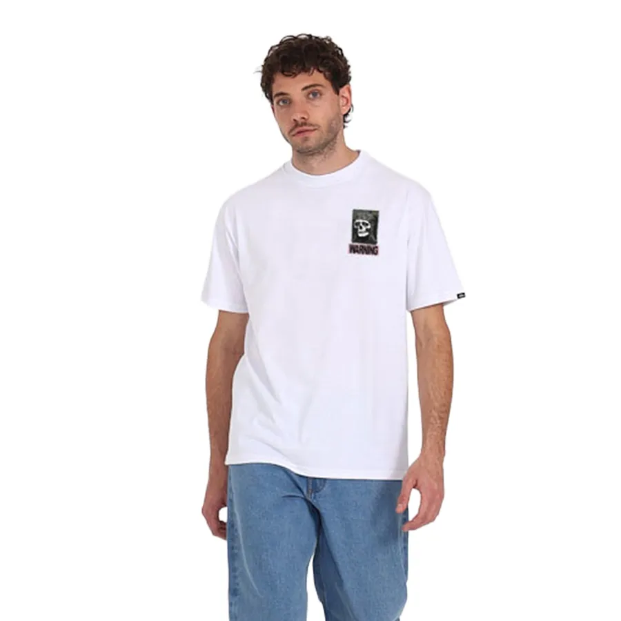 Imagen 0 de 4 de Remera Vans Warning Signs 4 Life Ss-BLANCO/NEGRO