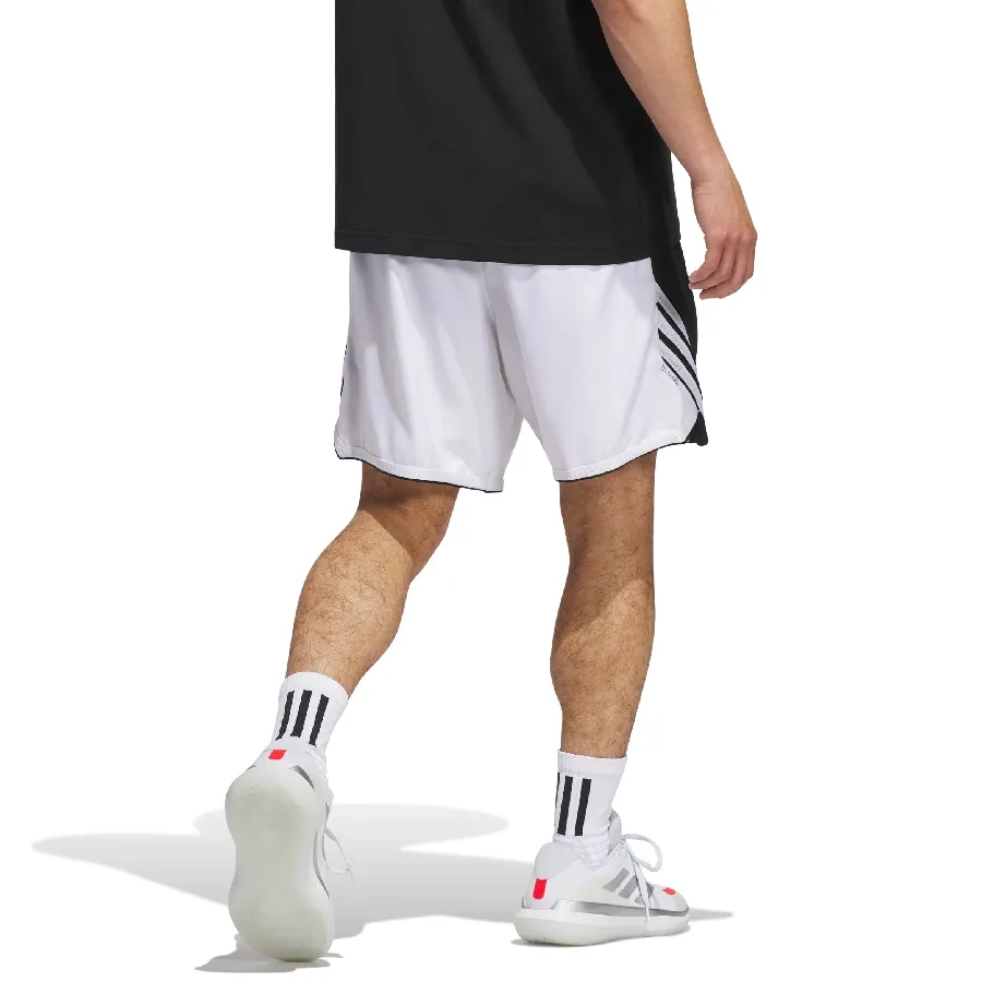 Imagen 2 de 4 de adidas Shorts  Crazy Lite-BLANCO/NEGRO