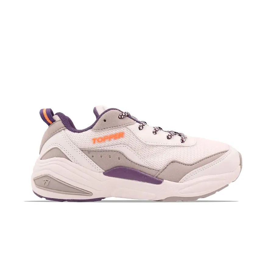 Imagen 0 de 5 de Zapatillas Topper Circus Kids-BLANCO/GRIS/VIOLETA