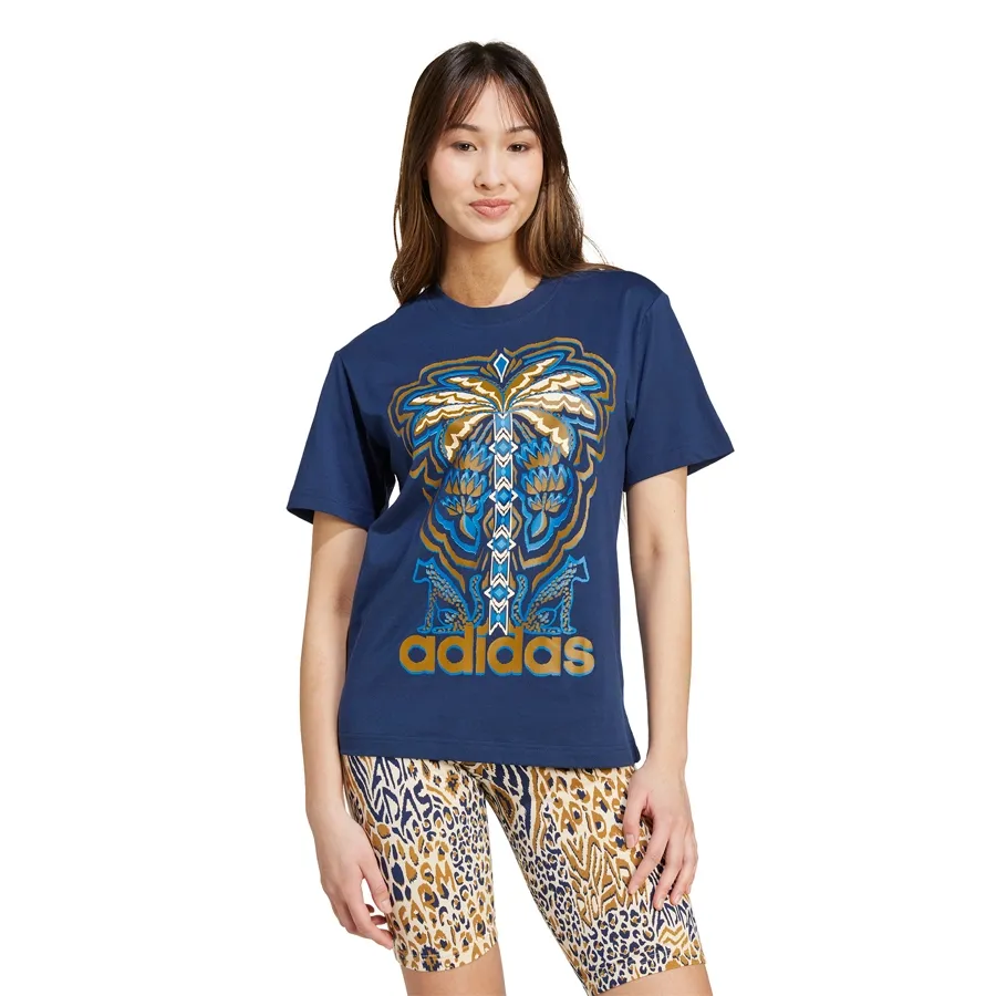 Imagen 0 de 5 de Remera adidas G Farm Rio-MARINO/MAIZ