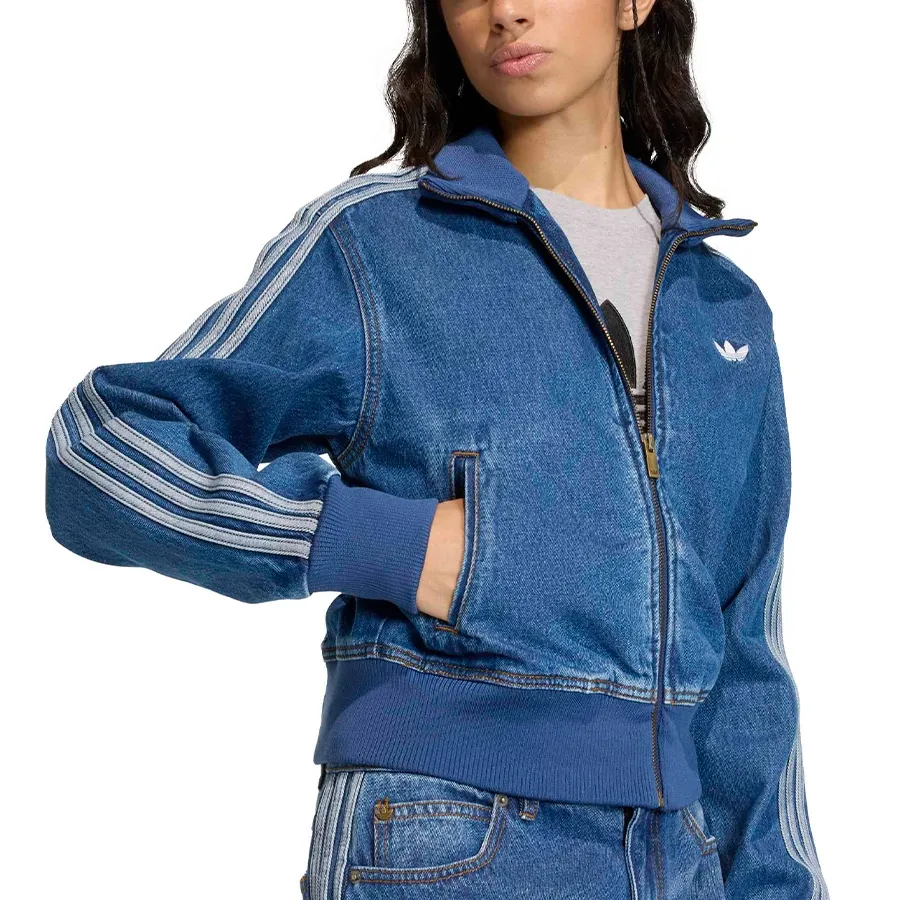 Imagen 3 de 5 de Campera adidas originals Firebird Track Top Denim-JEAN