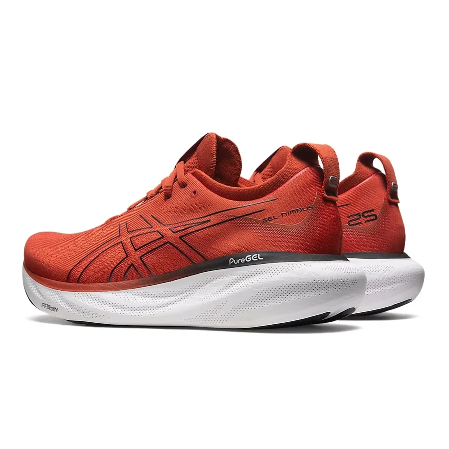 Imagen 2 de 5 de Zapatillas Asics Gel Nimbus 25-NARANJA/NEGRO