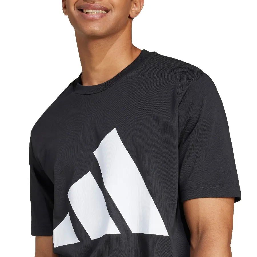 Imagen 3 de 5 de Remera adidas Essentials Big Logo-NEGRO/BLANCO