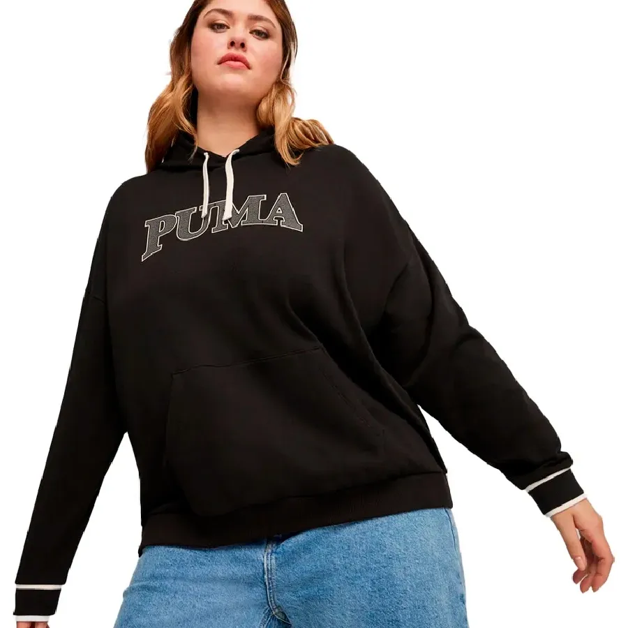 Imagen 1 de 4 de Buzo Puma Squad Hoodie-NEGRO/BLANCO