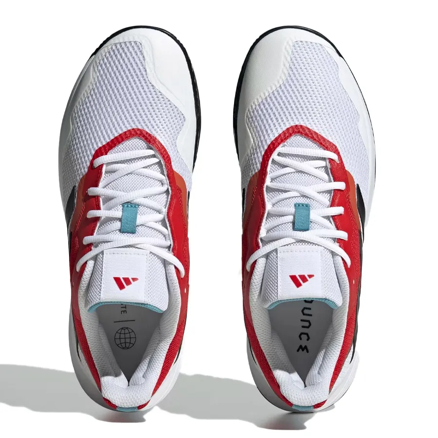 Imagen 4 de 7 de Zapatillas adidas Courtjam Control-BLANCO/ROJO/NEGRO