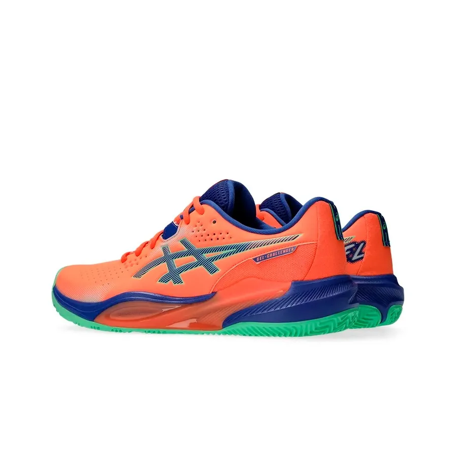 Imagen 3 de 7 de Zapatillas Asics Gel Challenger 15 Padel-CORAL/AZUL/VERDE FLUOR