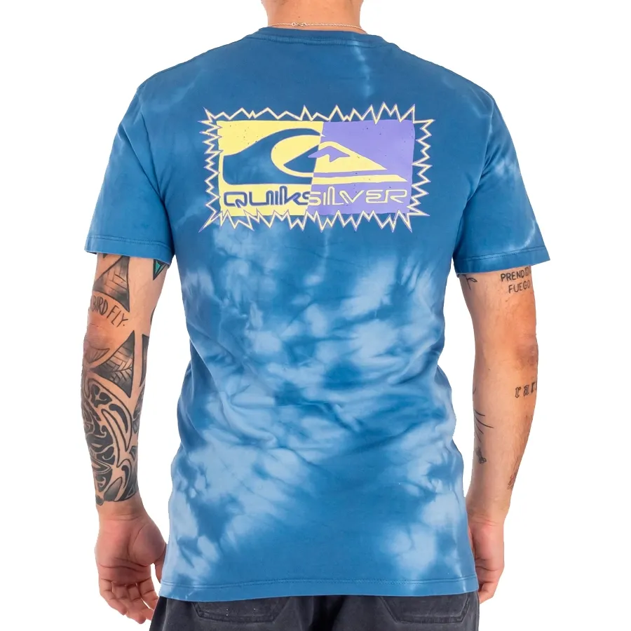 Imagen 1 de 4 de Remera Quiksilver Mc The Split-AZUL