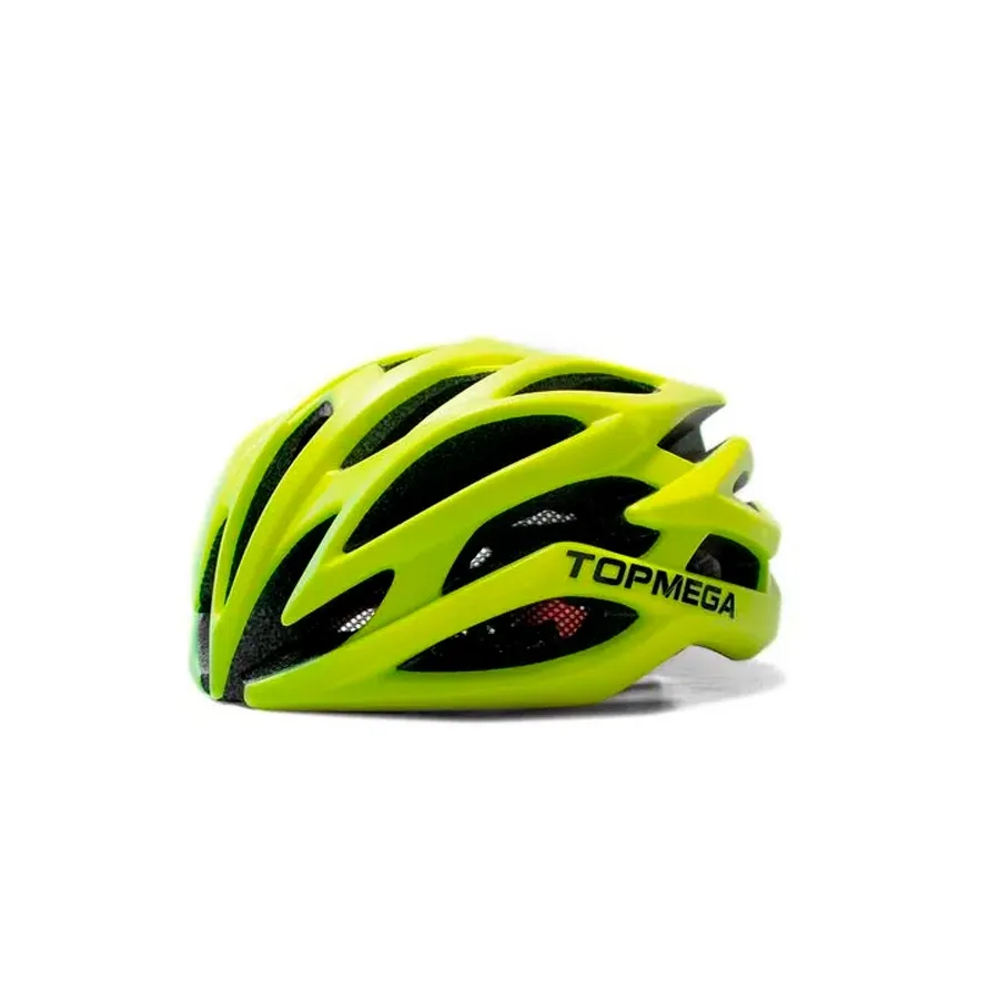 Imagen 1 de 3 de Casco Ciclismo Mtb TopMega-VERDE FLUOR
