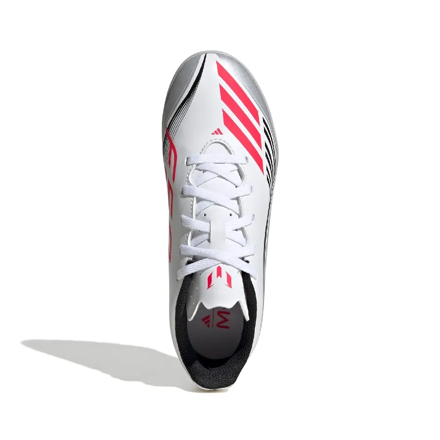 Imagen 3 de 7 de Botines adidas F50 Messi Club Tf-BLANCO/ROJO/PLATA
