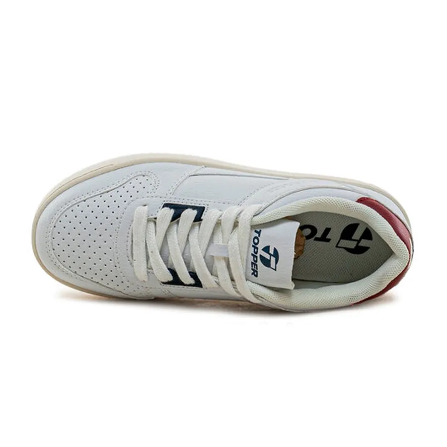 Imagen 5 de 6 de Zapatillas Topper Graf-BLANCO/BORDO/MARINO
