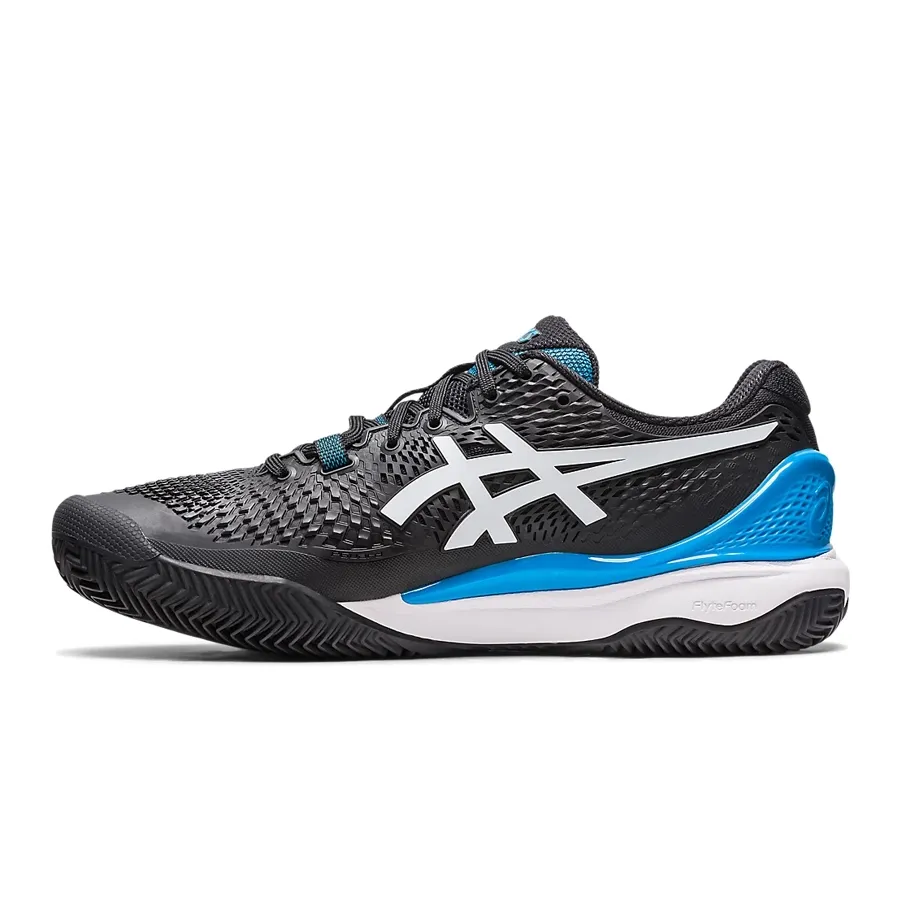 Imagen 3 de 7 de Zapatillas Asics Gel Resolution 9 Clay-NEGRO/BLANCO/TURQUESA