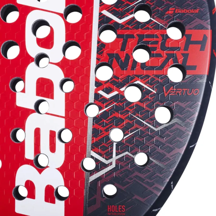 Imagen 4 de 5 de Paleta Babolat Technical Vertuo 2.5-NEGRO/ROJO