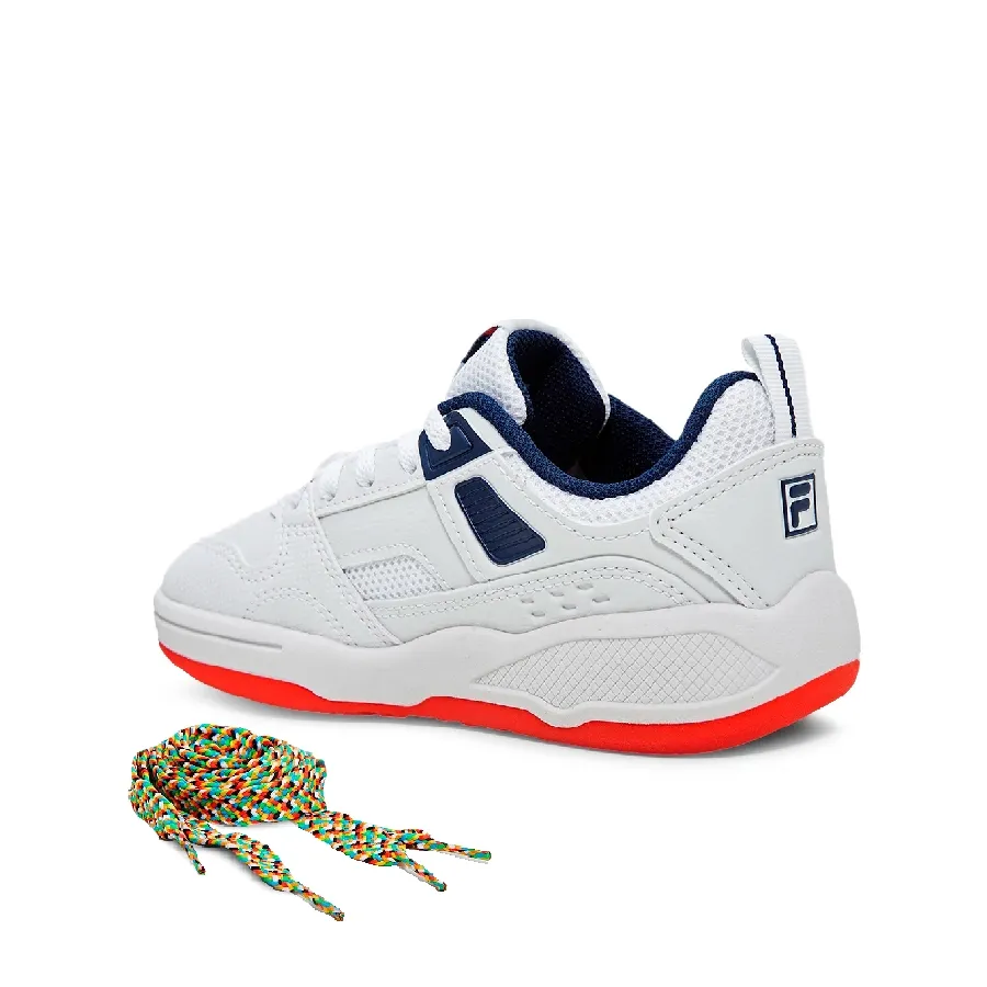Imagen 2 de 4 de Zapatillas Fila Corda Kids-BLANCO/AZUL MARINO