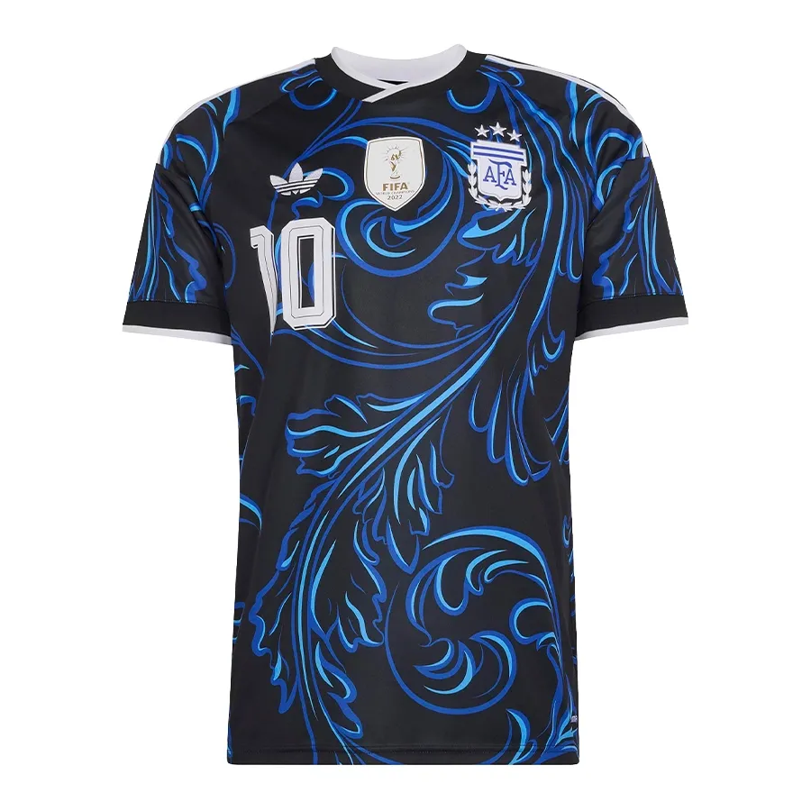 Imagen 3 de 6 de Camiseta adidas originals adidas Alternativa Messi Selección Argentina 26-NEGRO/AZUL/CELESTE