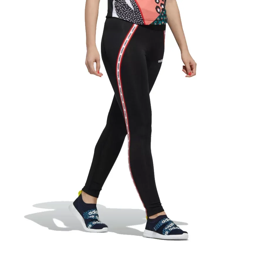 Imagen 2 de 6 de Calza adidas Brilliant Basics Farm Rio-NEGRO/BLANCO/ROJO