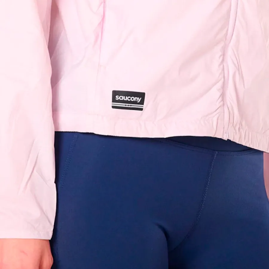 Imagen 3 de 7 de Campera Saucony Rompeviento Peregrine Packaway 2-LILA