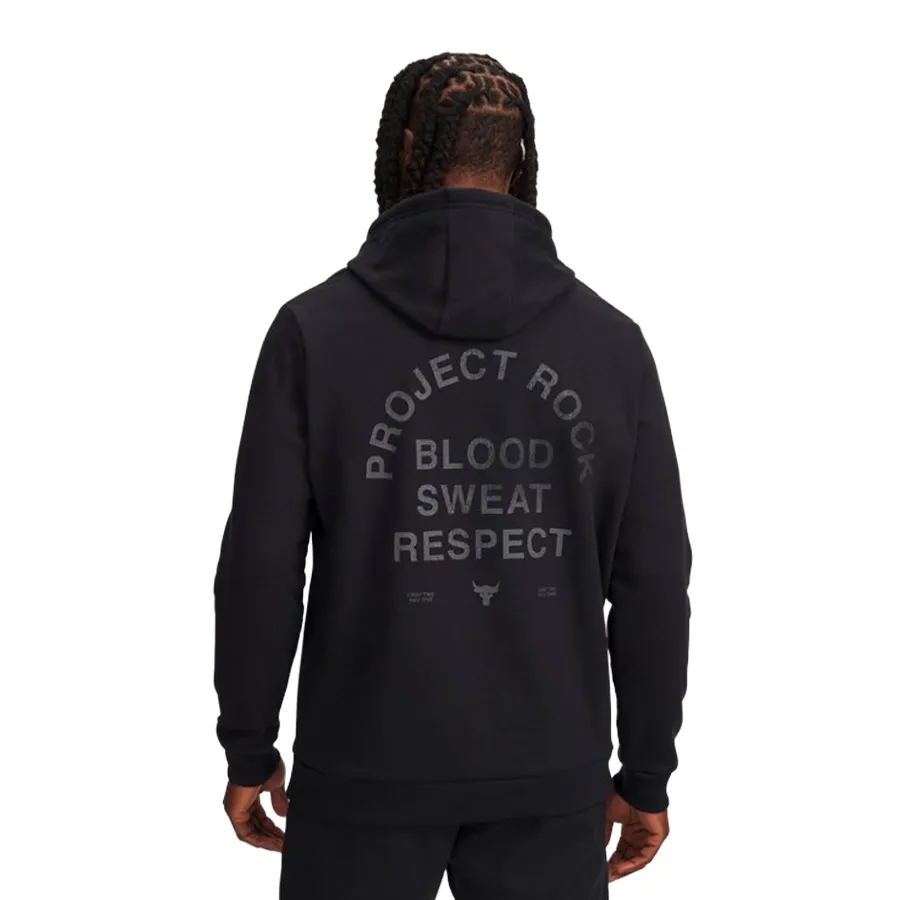 Imagen 1 de 2 de Buzo Under Armour Project Rock Rival Fleece-NEGRO