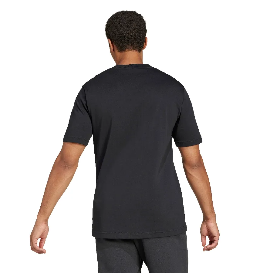 Imagen 2 de 5 de Remera adidas Essentials Big Logo-NEGRO/BLANCO