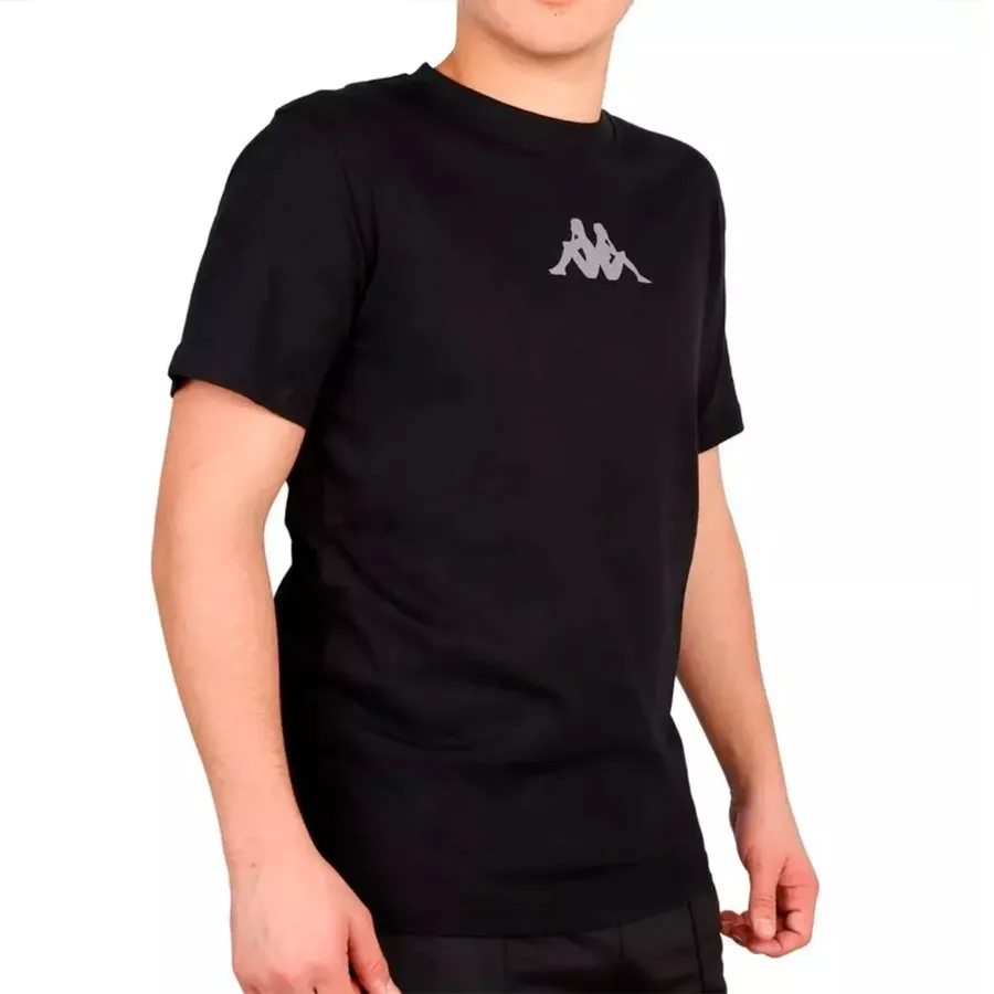 Imagen 2 de 4 de Remera Kappa Authentic Tikki-NEGRO