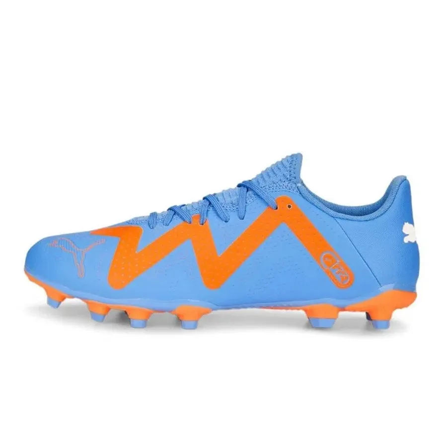 Imagen 2 de 5 de Botines Puma Future Play Fg/Ag-CELESTE/NARANJA/BLANCO
