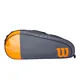 raquetero-wilson-team-6pk-gyor-GRIS/NARANJA/NEGRO