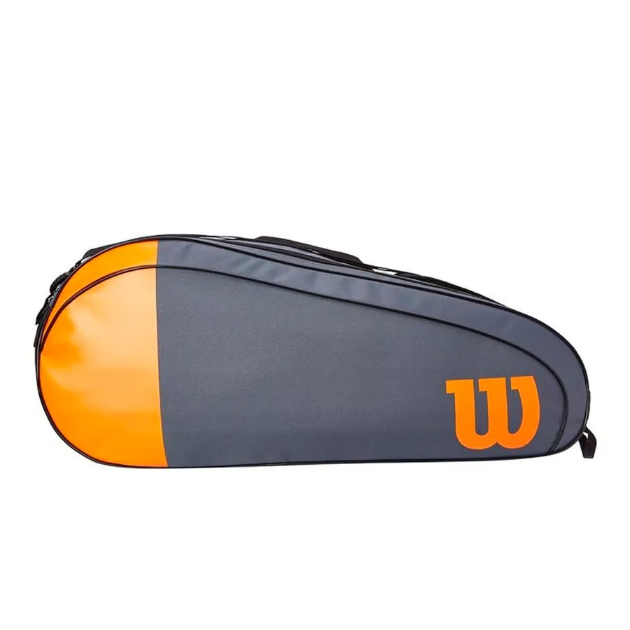 Imagen 0 de 4 de Raquetero Wilson Team 6pk Gyor-GRIS/NARANJA/NEGRO