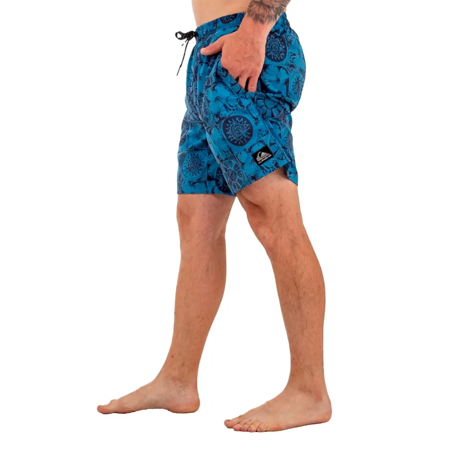 Imagen 1 de 3 de Shorts de Baño Quiksilver  Volley Ocean Mix 15-AZUL/MARINO