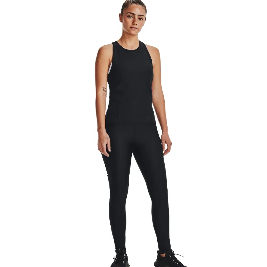 Imagen 1 de 5 de Calza Under Armour Leggings HeatGear Full Length-NEGRO/BLANCO