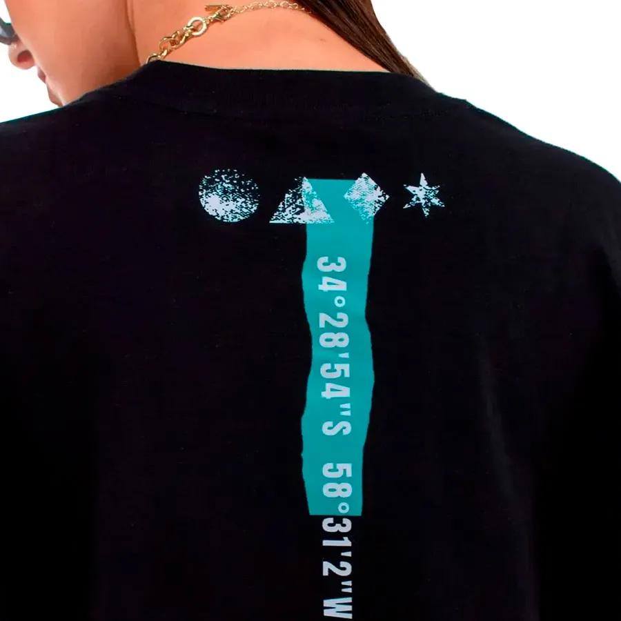 Imagen 4 de 7 de Remera Fila Lolla Sound-NEGRO
