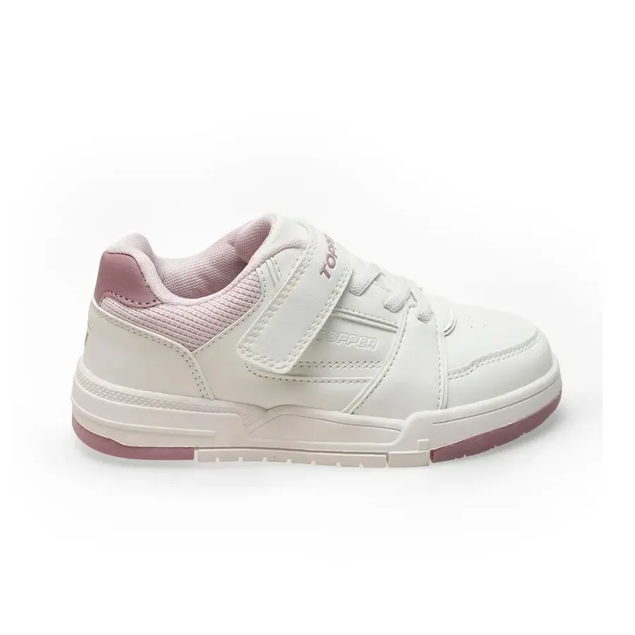 Imagen 0 de 4 de Zapatillas Topper Quarter Cs-BLANCO/ROSA