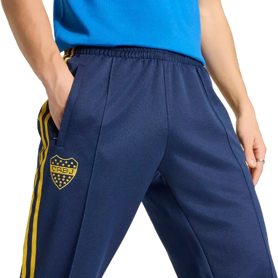 Imagen 3 de 5 de Pantalón adidas originals Boca Juniors-AZUL FRANCIA/AMARILLO