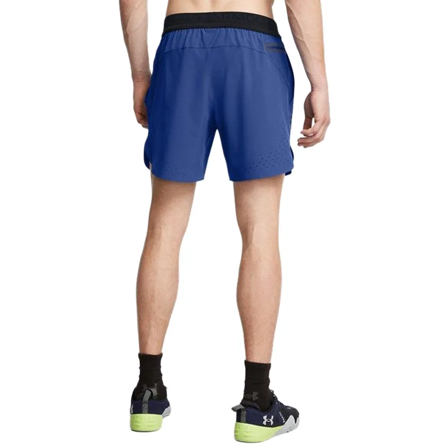 Imagen 2 de 5 de Short Under Armour de Entrenamiento Peak Woven-AZUL