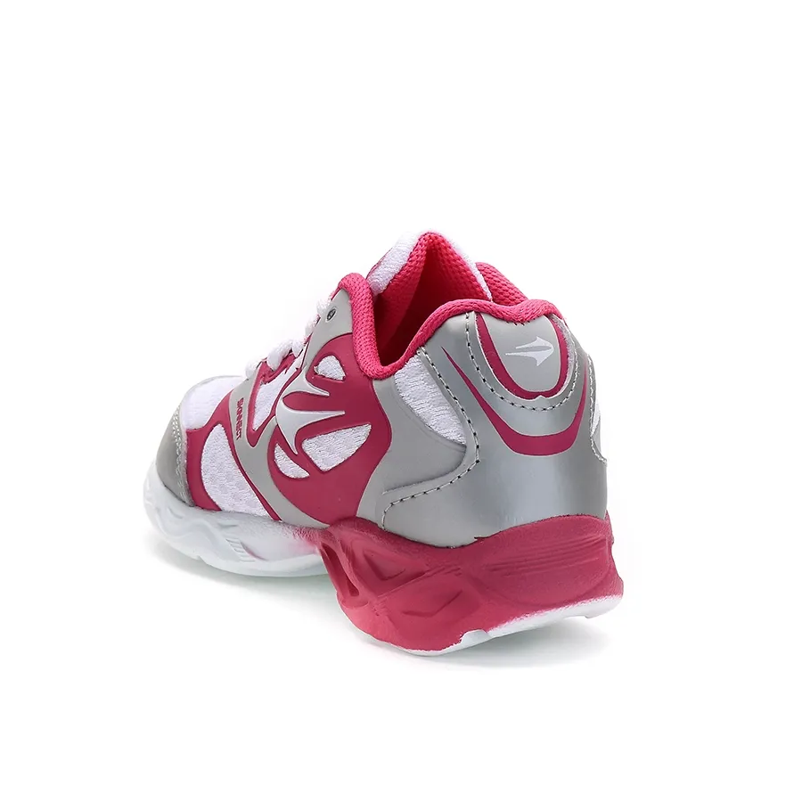 Imagen 2 de 4 de Zapatillas Topper Volt Kids-BLANCO/GRIS/FUCSIA