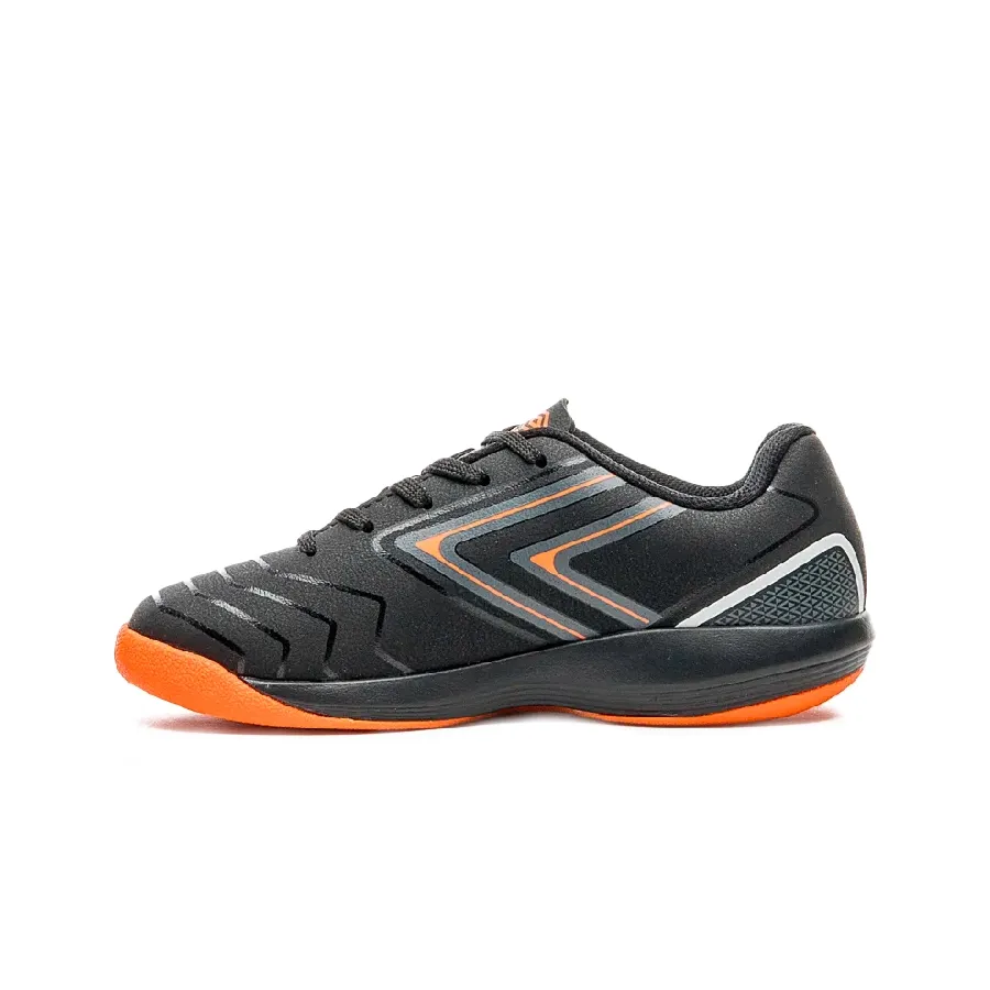 Imagen 2 de 6 de Botines Umbro Sala Pro 5 Jr-NEGRO/NARANJA/AZUL