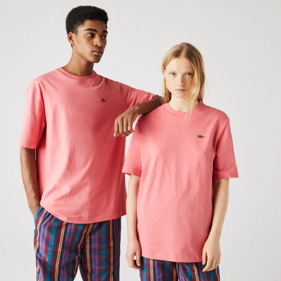 Imagen 2 de 5 de Remera Lacoste Loose Fit Live de Algodón-SALMON