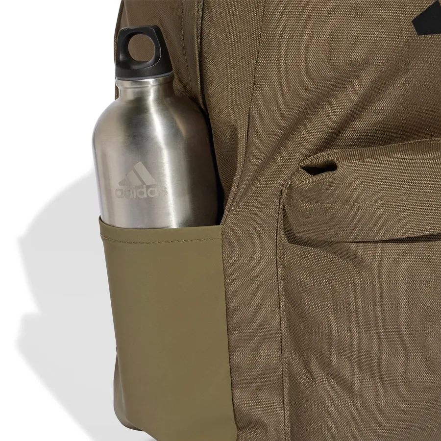 Imagen 5 de 6 de Mochila Adidas Classic Bars-MARRON/NEGRO