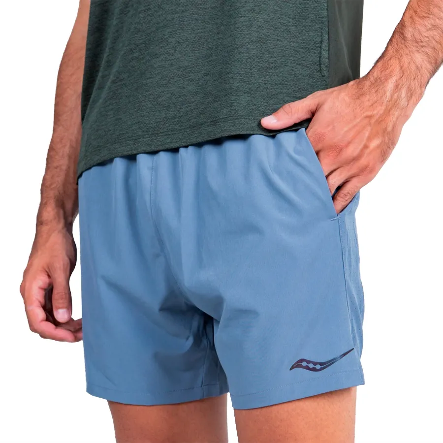 Imagen 3 de 4 de Shorts Saucony Outpace 6"-CELESTE