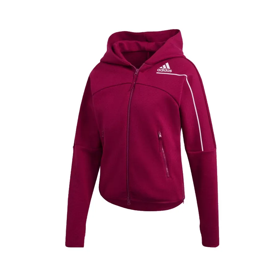 Imagen 4 de 6 de Campera adidas Capucha Z.N.E-BORDO