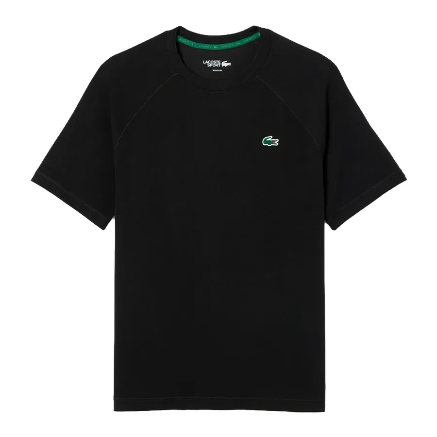 Imagen 2 de 7 de Remera Lacoste Tee Ultra Dry-NEGRO