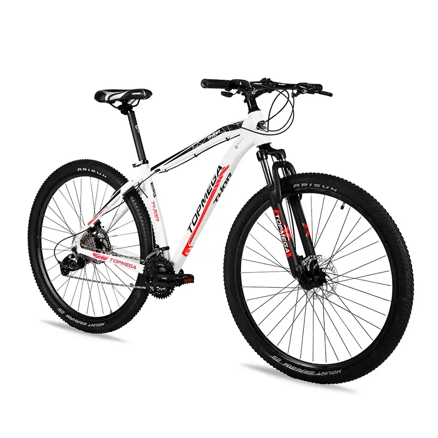 Imagen 0 de 7 de Bicicleta Mtb TopMega Thor Lite R29 24V-BLANCO/ROJO