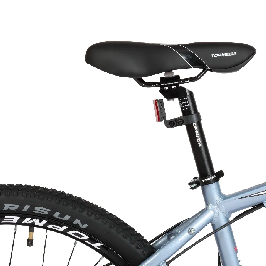 Imagen 3 de 9 de TopMega Mountain Bike Neptune R26 21vel-GRIS/AZUL/ROJO