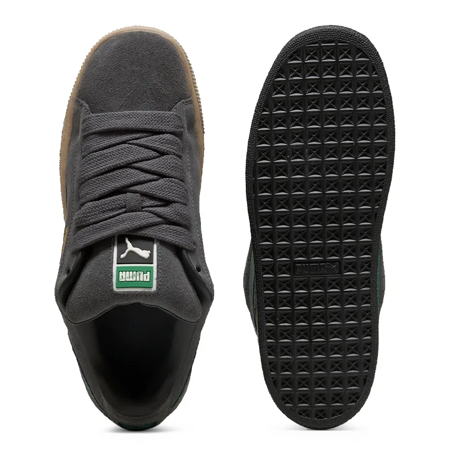 Imagen 3 de 6 de Zapatillas Puma Suede XL-GRAFITO/VERDE