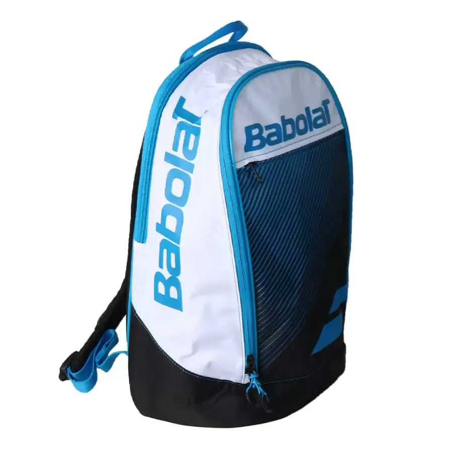 Imagen 1 de 2 de Mochila Babolat Backpack Classic Club-NEGRO/CELESTE/BLANCO