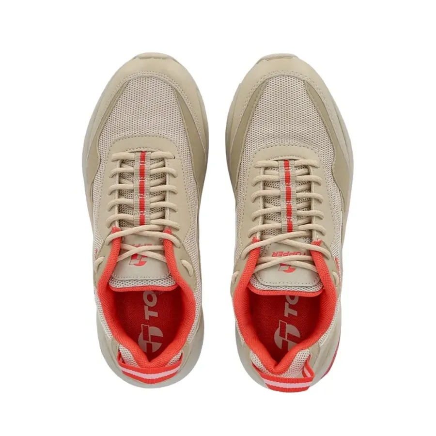 Imagen 3 de 4 de Zapatillas Topper Circus Kids-CRUDO/BEIGE/CORAL